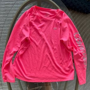 Calvin Klein Hot Pink Long Sleeve Athletic Shirt